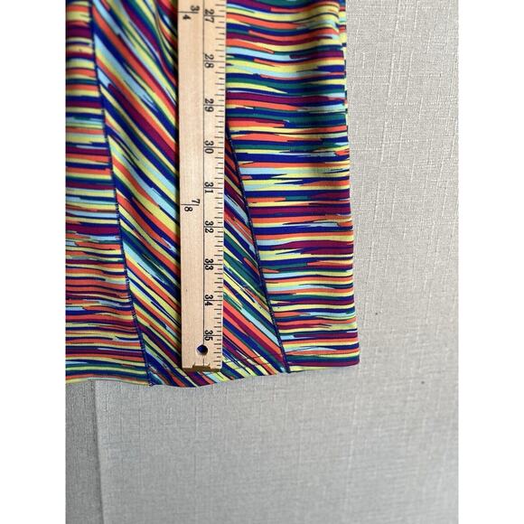 Title Nine Dream Dress Athletic Fit 
 Striped Fun Colorful Size Small Excellent - Picture 11 of 13